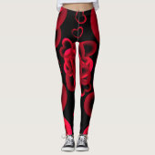Hearts Alots Pattern Leggings (Vorderseite)