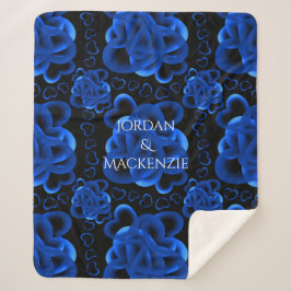 Hearts Alots Pattern Sherpadecke