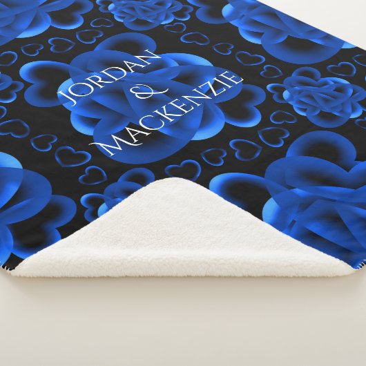 Hearts Alots Pattern Sherpadecke (3/4)