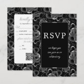 Hearts Alots RSVP Card Dankeskarte (Vorne/Hinten)