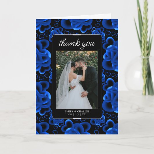 Hearts Alots Wedding Dankeskarte (Vorderseite)
