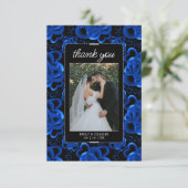 Hearts Alots Wedding Dankeskarte (Stehend Vorderseite)