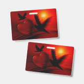 Hearts and Doves Ausweis (Vorder- & Rückseite)