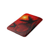 Hearts and Doves Badematte (Schrägansicht)