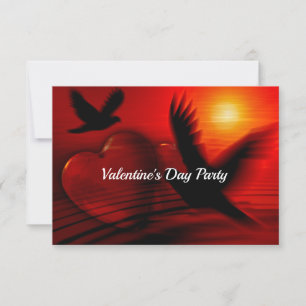 Hearts and Doves Einladung