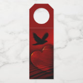 Hearts and Doves Flaschenanhänger (Rückseite)