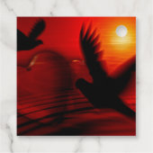 Hearts and Doves Geschenkanhänger (Rückseite)