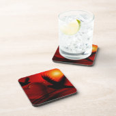 Hearts and Doves Getränkeuntersetzer (Rechte Seite)