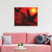Hearts and Doves Leinwanddruck (Insitu (Wohnzimmer))