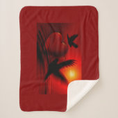 Hearts and Doves Sherpadecke (Vorderseite)