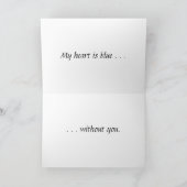 Hearts and Flowers 10 Feiertagskarte (Innenseite)