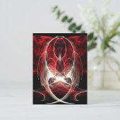 Hearts Angel Postkarte (Stehend Vorderseite)