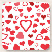 Hearts A'Plenty Getränkeuntersetzer (Vorderseite)