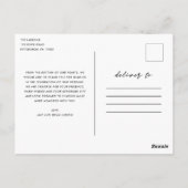 Hearts are Full Foto Wedding Danke Postcard Postkarte (Rückseite)