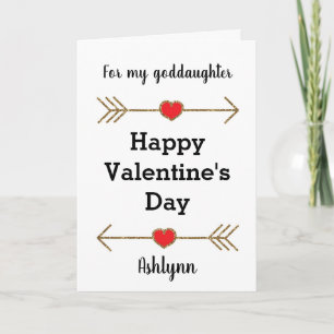Hearts Arrows Happy Valentine's Day Godtoy Karte