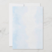 Hearts balloons  Baby Shower  Invitation Einladung (Rückseite)