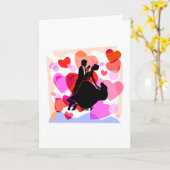 Hearts Ballroom tanzen Karte (Gelbe Blume)