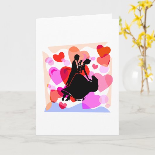 Hearts Ballroom tanzen Karte (Gelbe Blume)