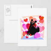Hearts Ballroom tanzen Postkarte (Vorne/Hinten)