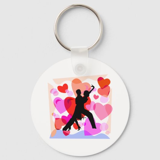 Hearts Ballroom tanzen Schlüsselanhänger (Vorderseite)