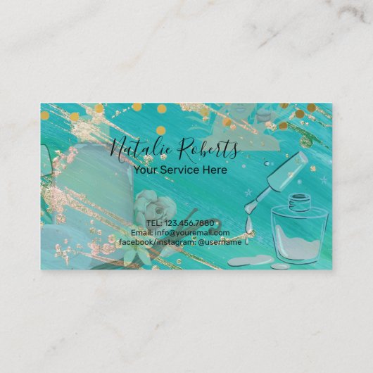 Hearts Beauty Salon Spa Loyalty Treuekarte (Rückseite)