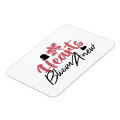 Hearts Bloom new - inspirierendes Blumenzitat Magnet (Linke Seite)