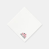 Hearts Bloom new - inspirierendes Blumenzitat Serviette (Ecke)