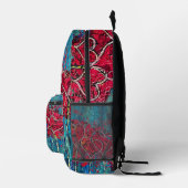 Hearts Book Bag Back Pack Bedruckter Rucksack (Rechts)