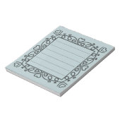 Hearts Border Notizblock (Rotiert)
