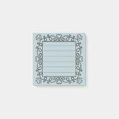 Hearts Border Post-it Klebezettel (Vorderseite)