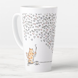 Hearts By Cat Latte-Tasse Milchtasse