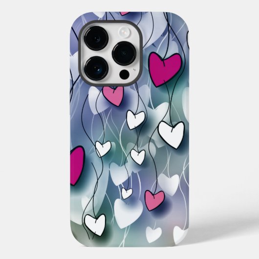 Hearts Case-Mate iPhone Case (Rückseite)