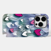Hearts Case-Mate iPhone Case (Rückseite (Horizontal))