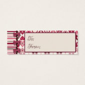 Hearts Confection Skinny Geschenkmarke (Rückseite)