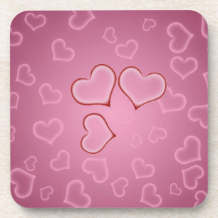 Hearts Cork Untersetzer