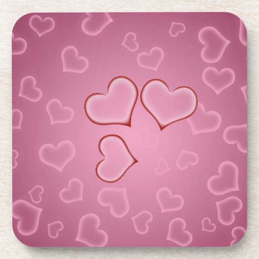 Hearts Cork Untersetzer (Vorderseite)