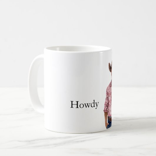 Hearts Cowboy Kaffeetasse (Vorderseite Links)