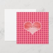 Heart's Desire Art Heart Einladung (Vorne/Hinten)