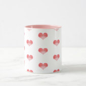 Hearts Desire Inspirational Words Art Heart Tasse (Zentrum)