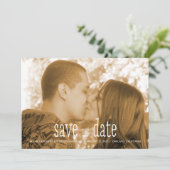 Hearts Desire Save the Date Einladung (Stehend Vorderseite)