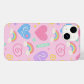 Hearts & Doodles Phone Case - Kawaii Kidcore Vibe (Rückseite (Horizontal))