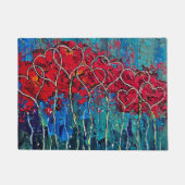 Hearts Door Mat Fußmatte (Vorderseite)