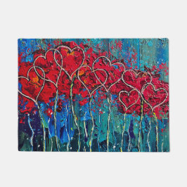 Hearts Door Mat Fußmatte