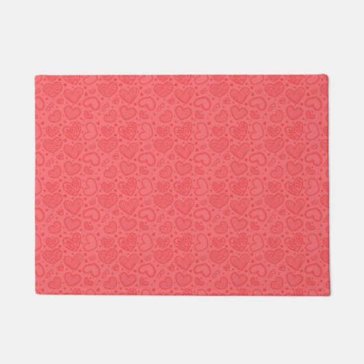 Hearts Doormat - Liebe Fußmatte (Vorderseite)