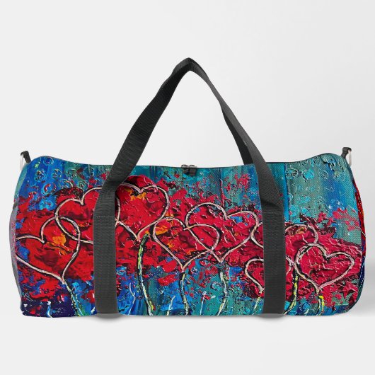 Hearts Duffle Bag (Rückseite)