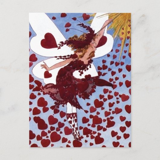 Hearts Fairy Postkarte (Vorderseite)