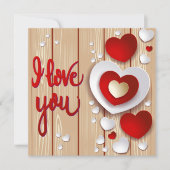 Hearts Fantasy Einladung (Vorderseite)