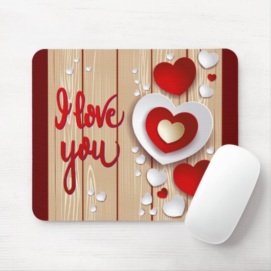 Hearts Fantasy Mousepad (Mit Mouse)