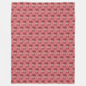 Hearts Fleece Blanket (Vorderseite)