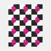 Hearts Fleece Blanket (Vorderseite)